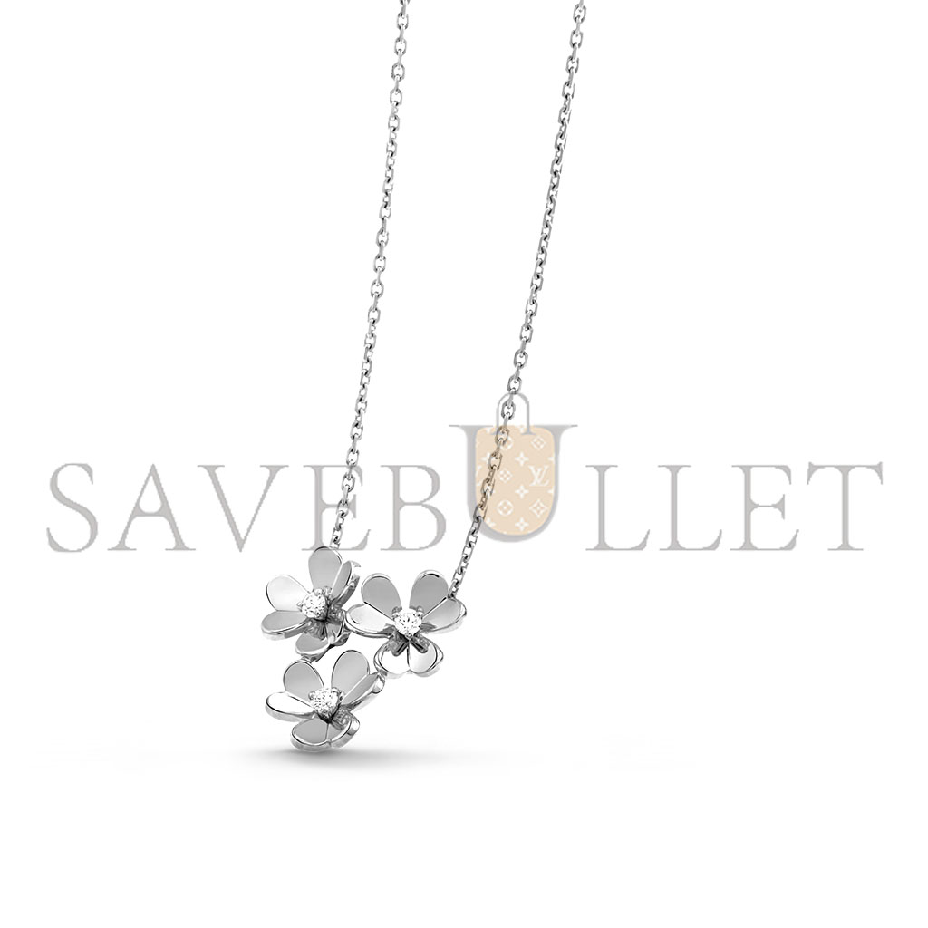 V*N CL*F arpels frivole pendant, 3 flowers vcarp2dn00